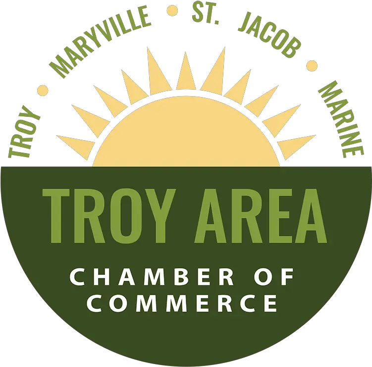  Troy St Jacob Maryville Marine Il Chamber Of Commerce Troy Language Png Coc Logos