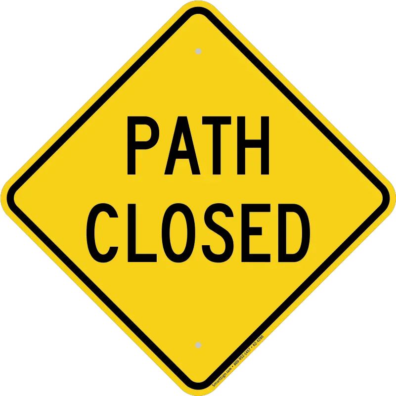  Download Path Closed Sdp Liberal Alliance Full Size Png Share The Road Sign Path Png