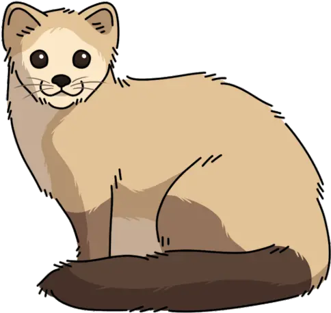  Marten Sable Sticker Marten Sable Japanese Sable Animal Figure Png Japanese Cat Icon