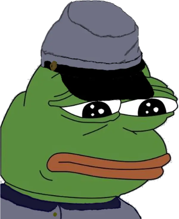  Feels Bad Man Sad Frog Sad Memes Face Png Nazi Hat Transparent