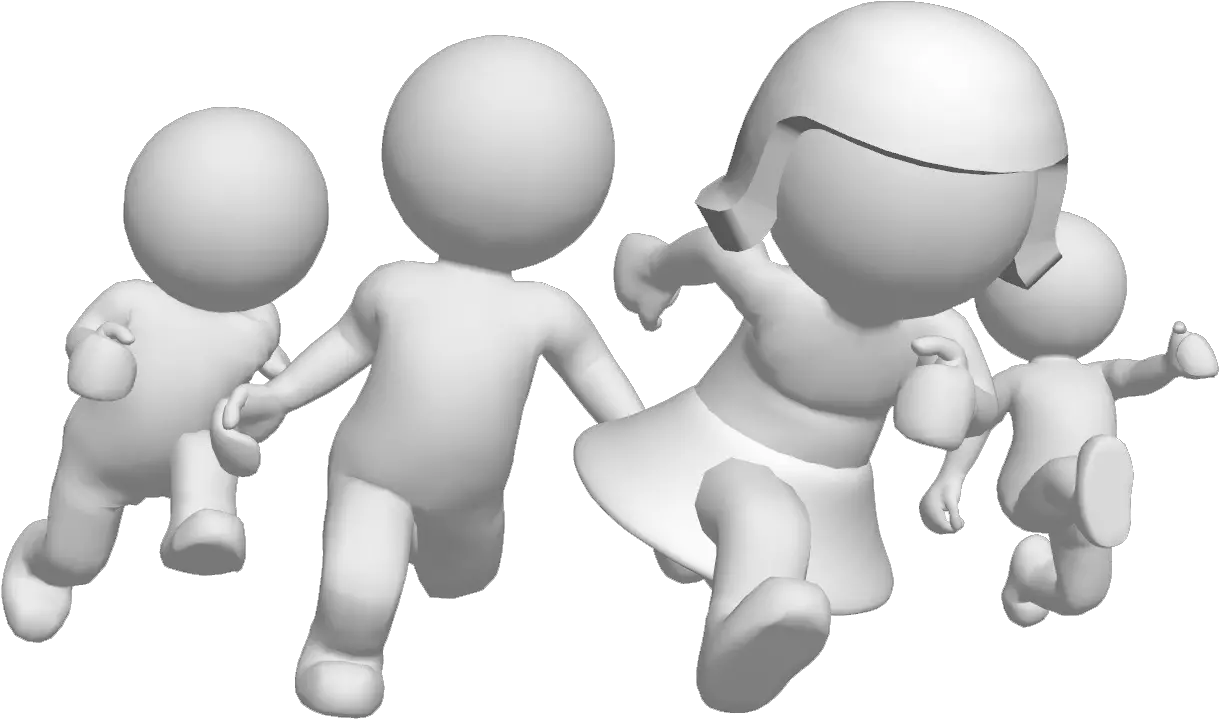  Download 3d People Run Png 3d White Man Png Run Png