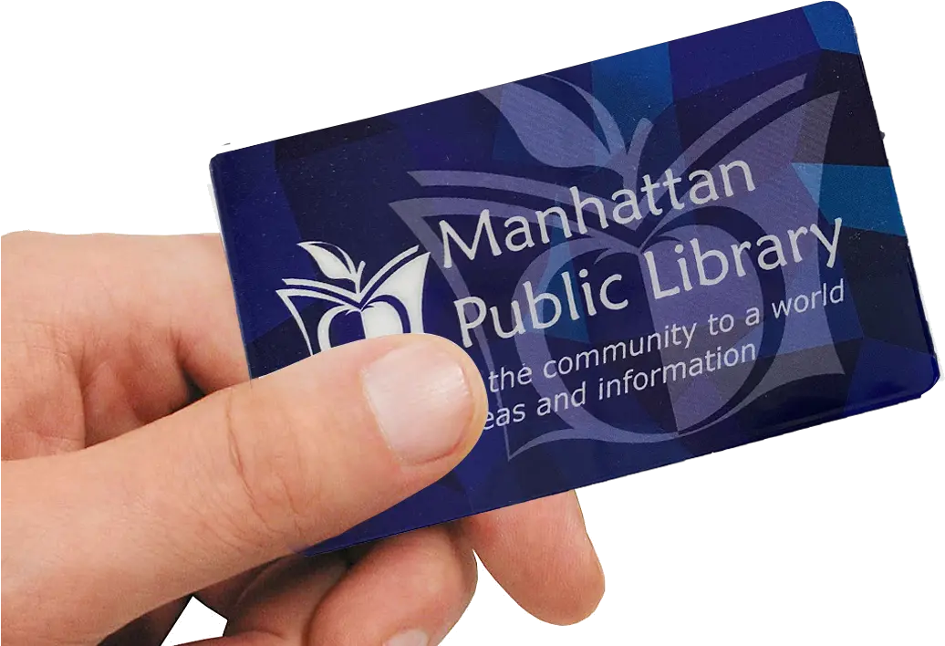  Online Library Card Manhattan Public Library Horizontal Png Print Icon Manhattan