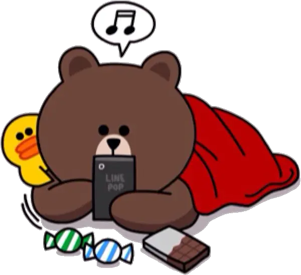  Line Sticker Brown Special Edition Sticker Line Png Download Line Stickers Transparent