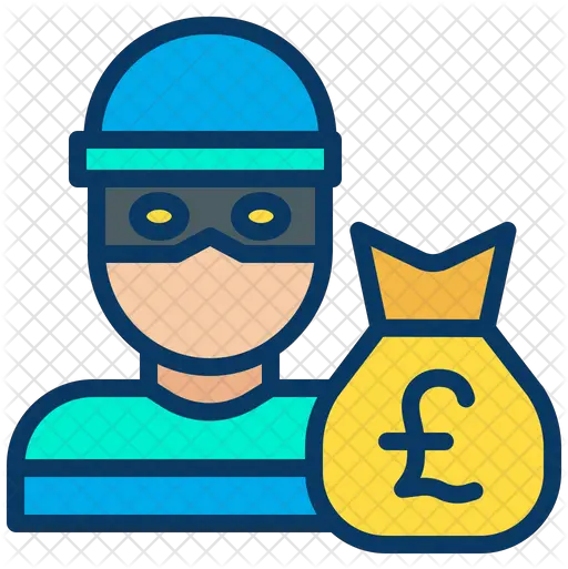  Pound Robber Icon Clip Art Png Robber Png