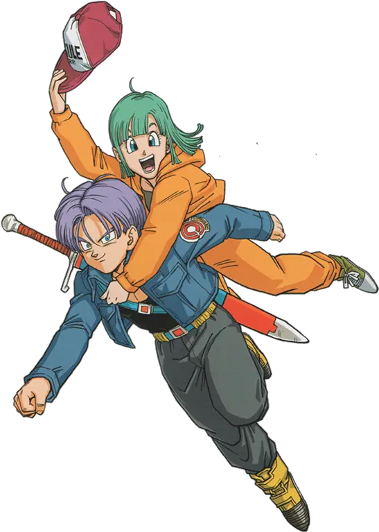  Dragon Ball Z Trunks Bulma Dbz Future Bulma X Future Trunks Png Future Trunks Png