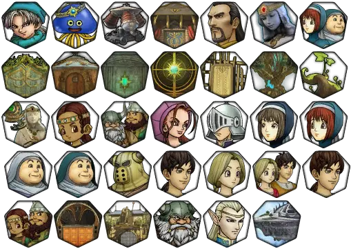  Pc Computer Dragon Quest Heroes Protect Icons The Wafer Paper Png Dragon Quest Icon