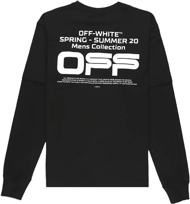  Off Long Sleeve Png Off White Logo Png