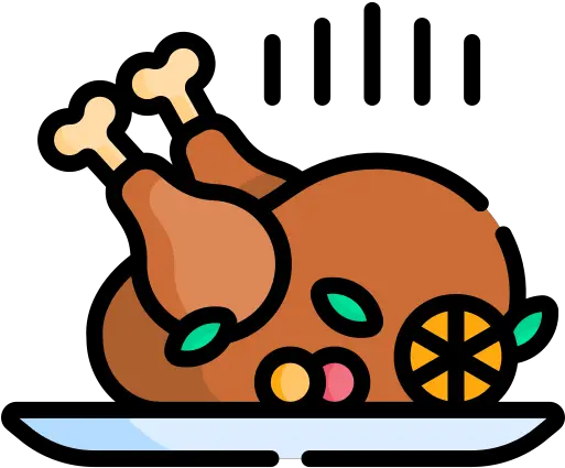  Thanksgiving Free Food Icons Turkey Meat Png Thanksgiving Turkey Icon