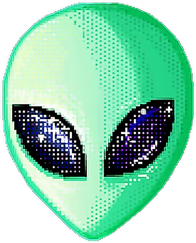  Pixel 8bit Thirdeye Alien Rad Tumblr Aesthetic Alien 8 Bit Anita Hill Clarence Thomas Wife Png Third Eye Png