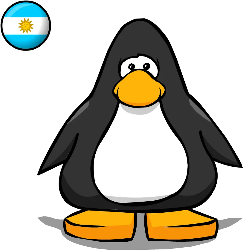  Download Argentina Flag Pc Club Penguin Mini Sombrero Penguin With A Horn Png Argentina Flag Png