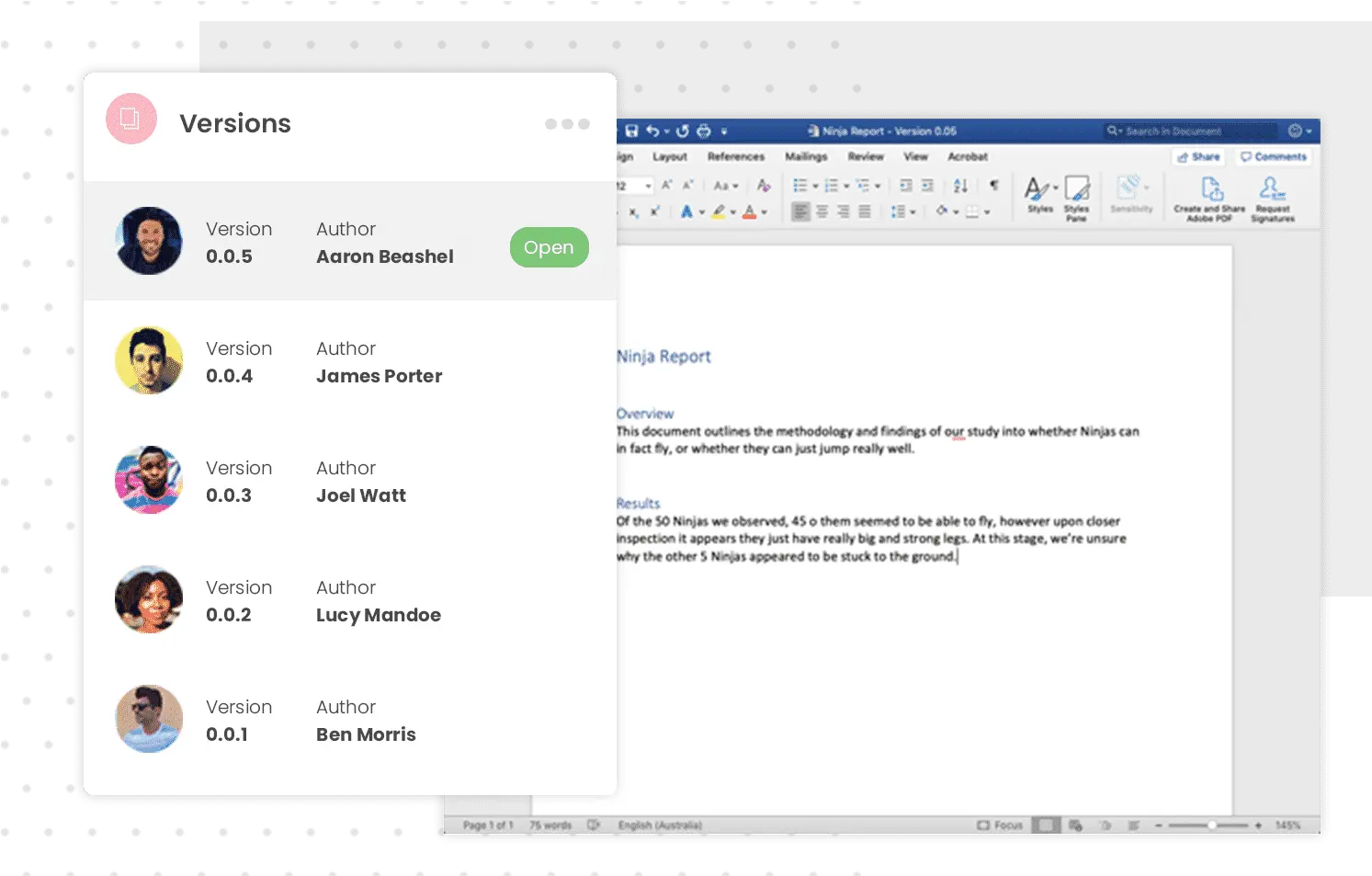  Version Control And Collaboration For Microsoft Word Simul Language Png Ms Word Icon