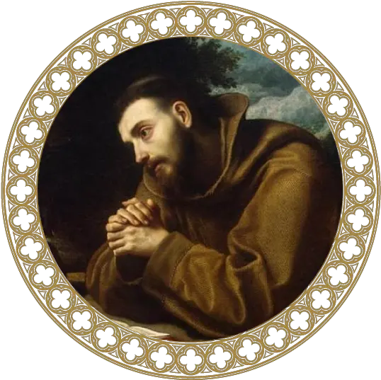  Centered The Spirituality Of Word Saint Francis Oil Paint Png Best Catholic Icon Jesus