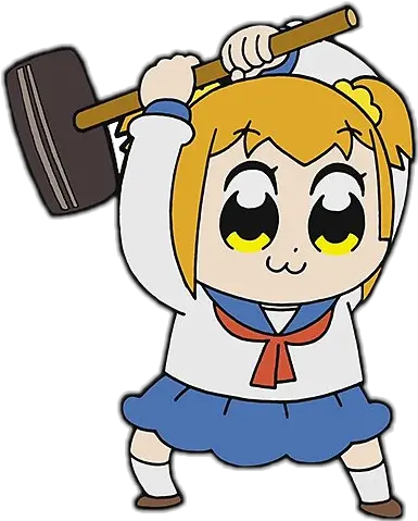  Ban Hammer Popukko Popuko Popteamepic Pop Team Epic Hammer Png Ban Hammer Png