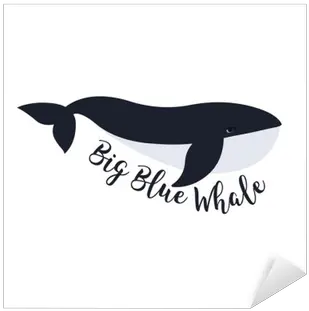  Sticker Vector Illustration Of Whale Symbol Design Pixersus Dolphin Png Whale Icon