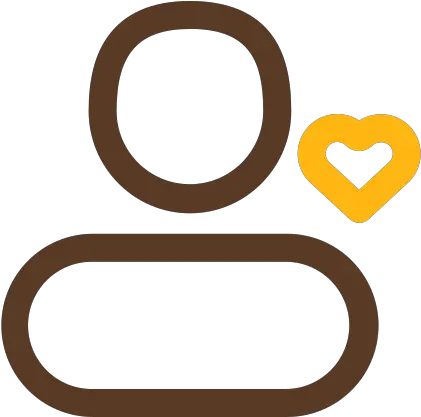  Love User Person Heart Free Icon Of Yellow Tools Persona Corazon Png Love Heart Icon