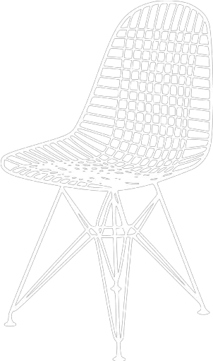  White Chair Icon Free White Furniture Icons Charles And Ray Eames Png Chair Icon