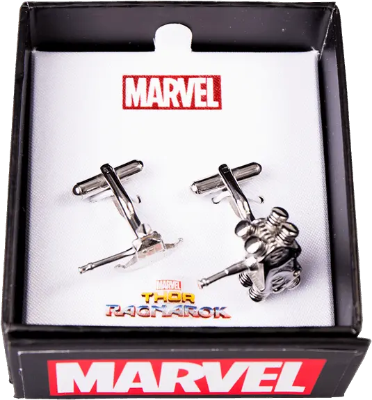  Marvel Thor Ragnarok Axe And Hammer Cufflinks Lego Marvel Super Heroes Png Thor Ragnarok Png