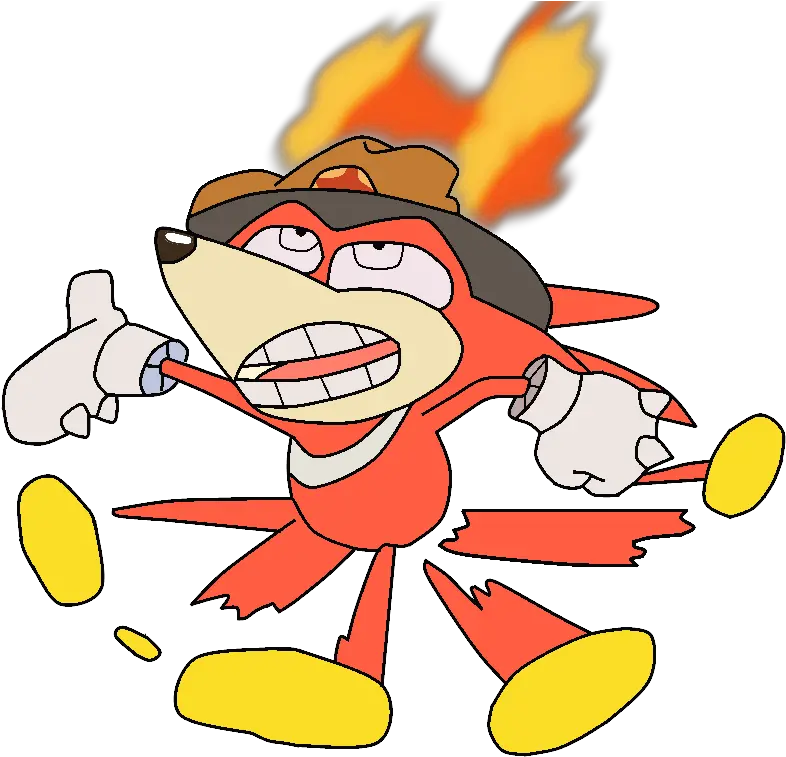  So Sexy It Sets My Hat Knuckles Hat Png Knuckles The Echidna Png