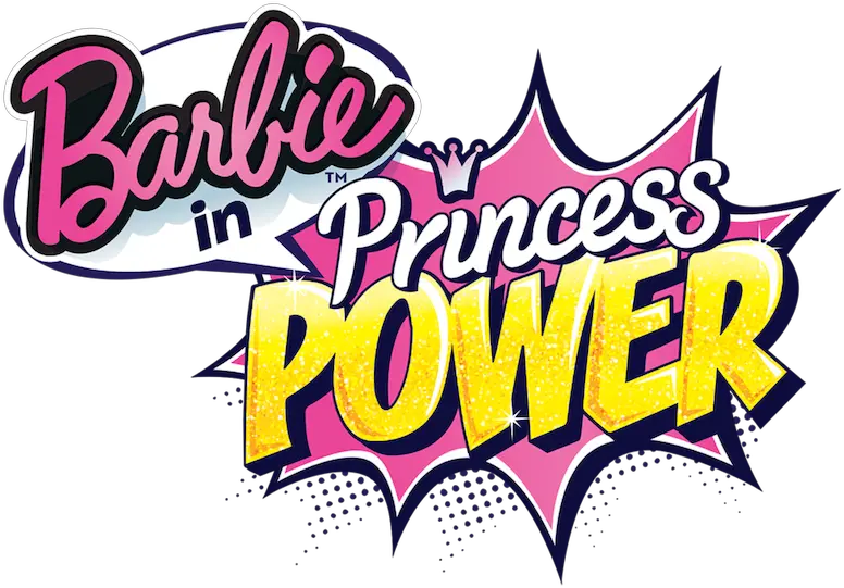  Barbie In Princess Power Netflix Barbie In Princess Power Logo Png Barbie Logo Png