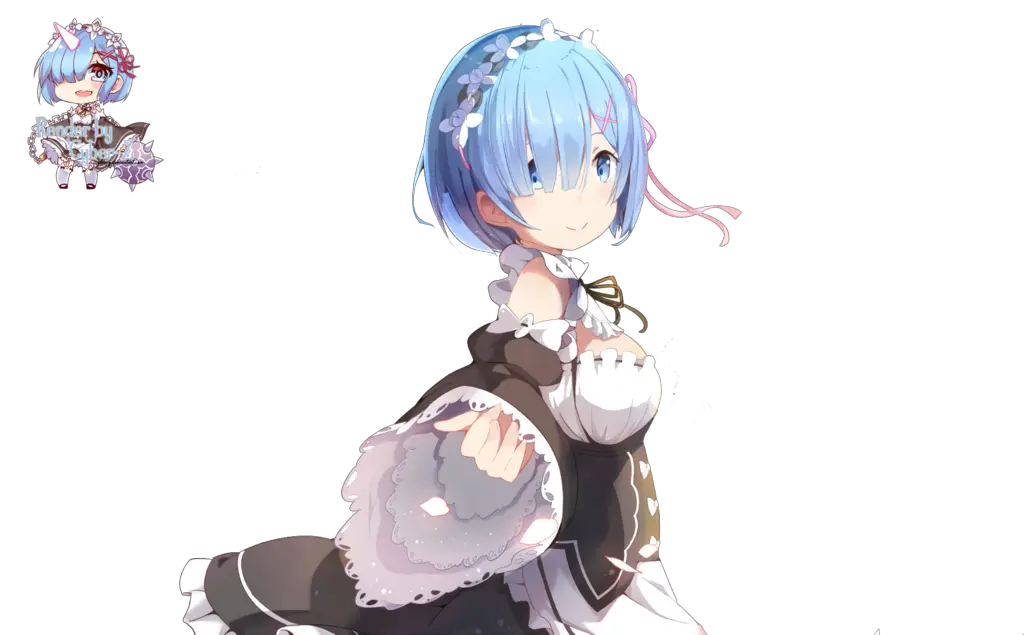  Re Zero Kara Hajimeru Rem Rem Transparent Png Rem Png