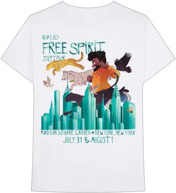  Khalid Shop Khalid Free Spirit Merch Ny Png Shirt Png