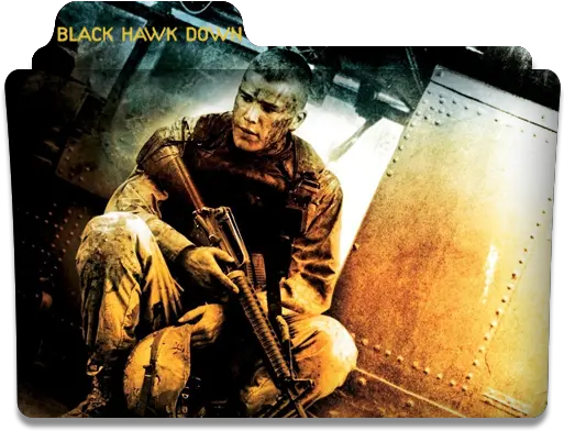  Folder Eyecons Black Hawk Down 2001 Black Hawk Down Folder Icon Png Action Folder Icon