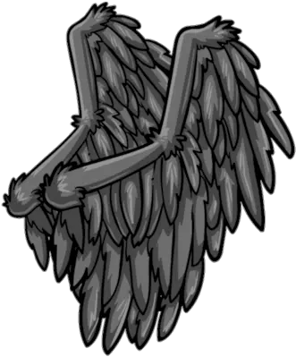  Raven Wings Club Penguin Wiki Fandom Phoenix Wings Purple Club Penguin Wings Png Black Wings Png