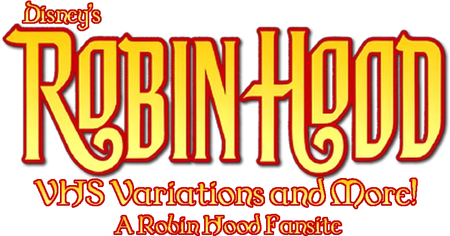  Robin Hood Vhs Variations Disney Robin Hood Coloring Pages Png Vhs Logo Png