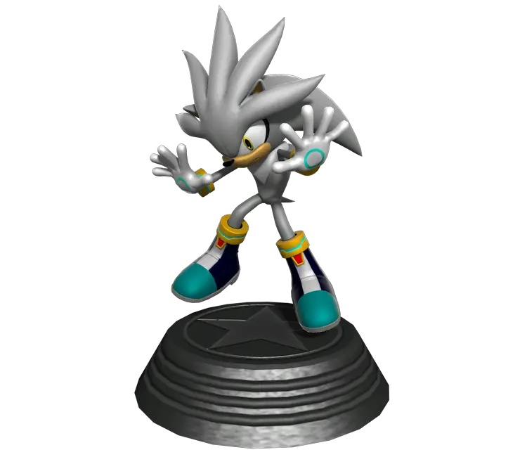  Download Zip Archive Silver The Hedgehog 3d Silver The Hedgehog Models Png Silver The Hedgehog Png