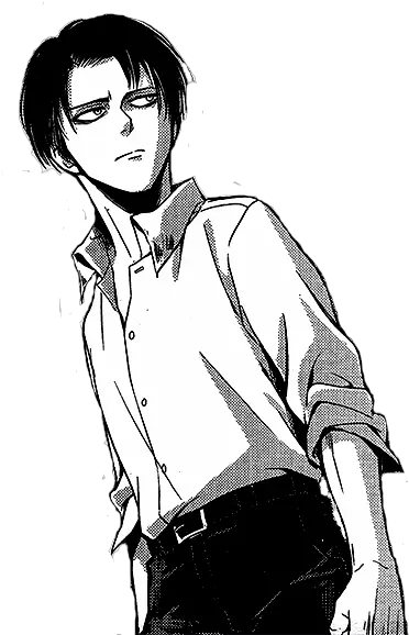  Download Hot Anime Guys Take Two Levi Ackerman Manga Panel Png Manga Png