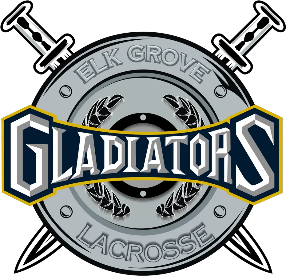  Elk Grove Gladiators Lacrosse New Crest Gladiators Logo Png Gladiator Logo