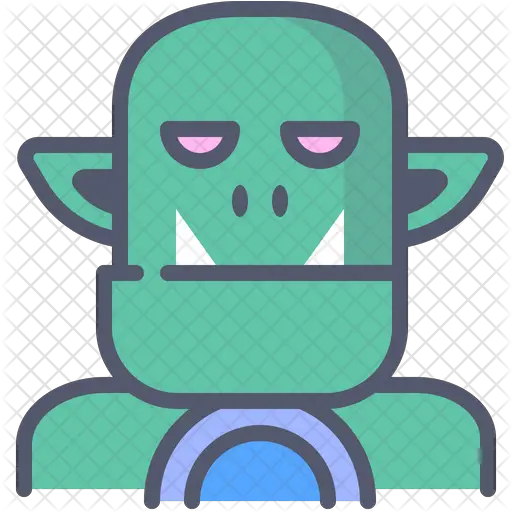  Orc Icon Of Colored Outline Style Orc Icon Png Orc Png