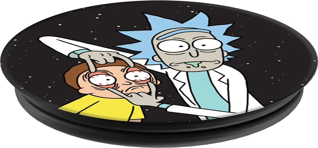  Pop Socket Rick Morty Transparent Png Rick And Morty Popsocket Morty Transparent