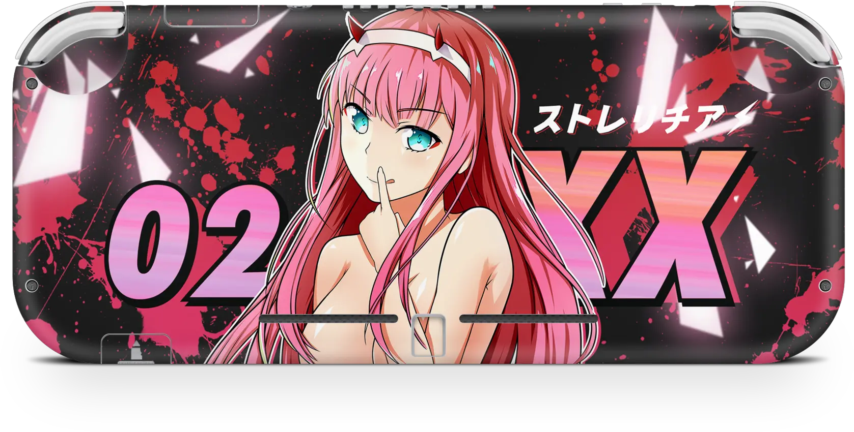  Zero Two Switch Lite Skin Manga Png Zero Two Png