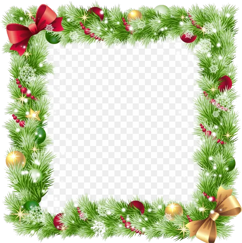  20 Christmas Border Clipart Transparent For Free Download