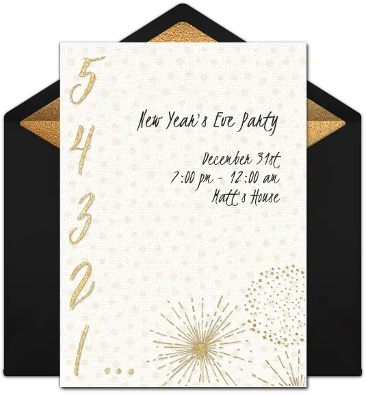  Eve Countdown Online Invitation St Day Office Inviation Png New Years Png