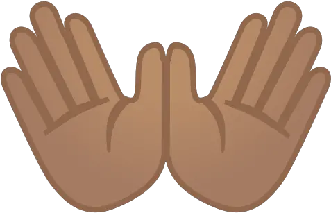  Open Hands Medium Skin Tone Icon Open Hand Clipart Png Open Hand Png