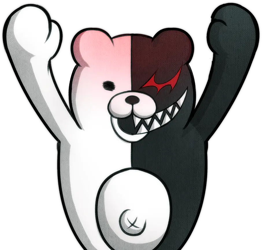  View Samegoogleiqdbsaucenao Bustup 020 Monokuma Sprites Png Monokuma Png