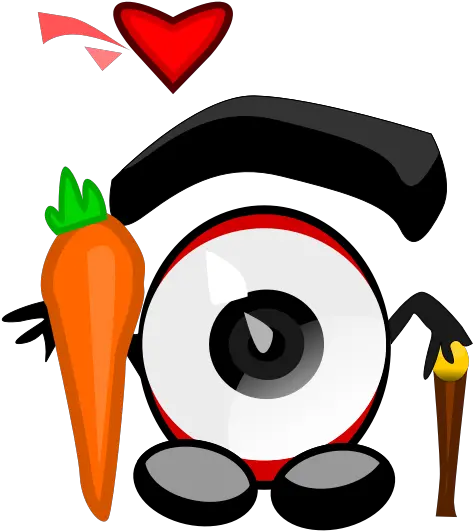  Eye Loved Carrot Free Svg Clip Art Png Carrot Png