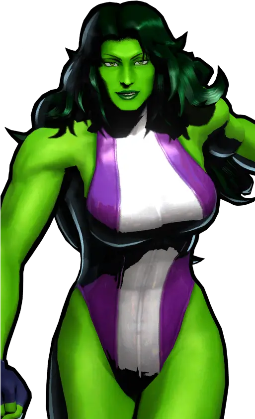  35938 Ultimate Marvel Vs Capcom 3 She Hulk Png She Hulk Png