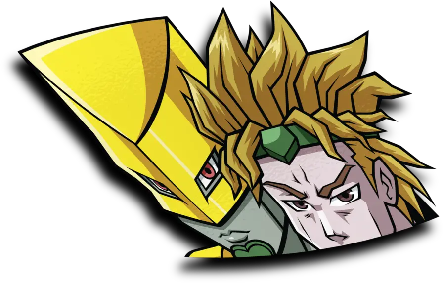  Dio Brando Peeker Sticker Cartoon Png Dio Brando Png