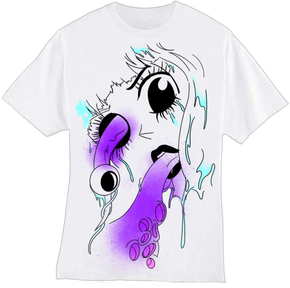  Tentacle Hvn Tee U2014 Abvhvn Cartoon Png Tentacle Png