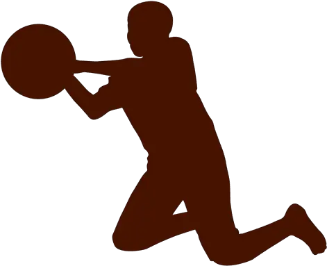  Transparent Png Svg Vector Niño Jugando Basquet Png Basketball Silhouette Png