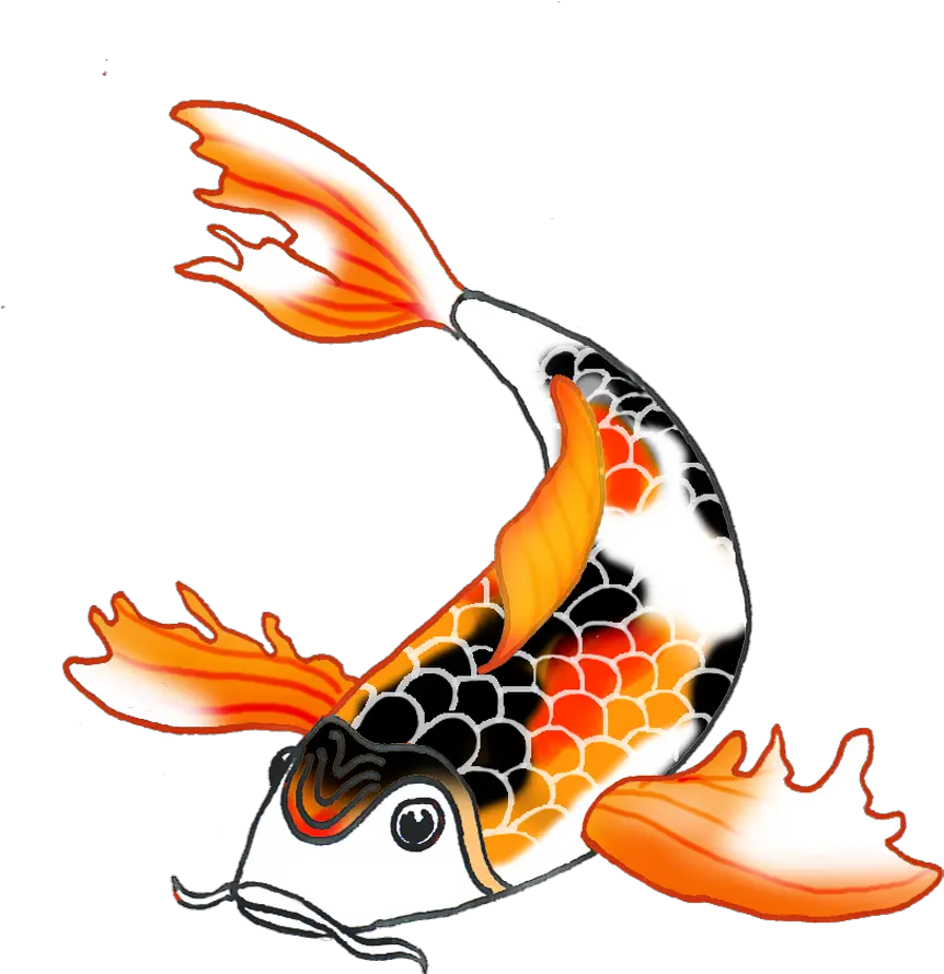  Clipart Of Imagine Clip Art Png Koi Fish Png