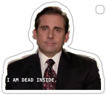  The Office Sticker Redbubble The Office Stickers Png Michael Scott Png