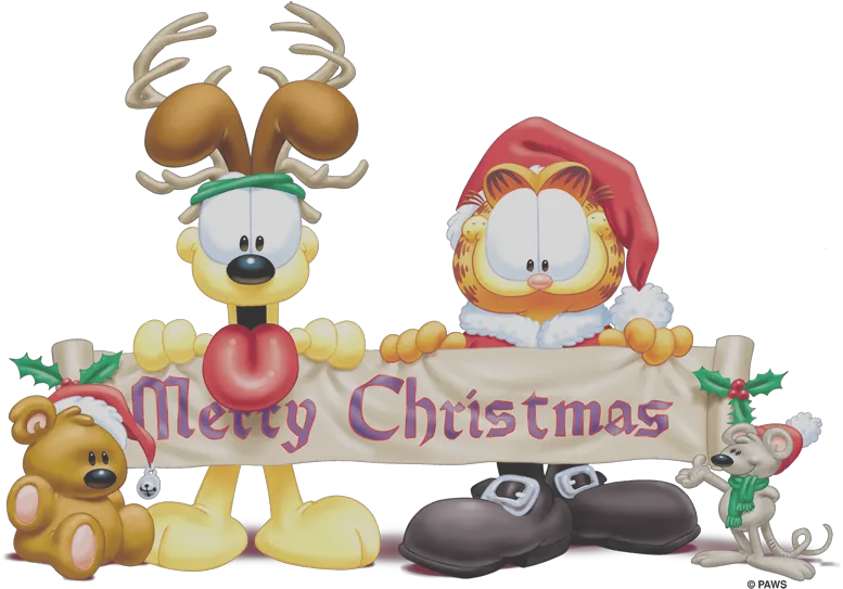  Garfield Christmas Banner Menu0027s Regular Fit T Shirt T Merry Christmas Garfield Png Merry Christmas Banner Png