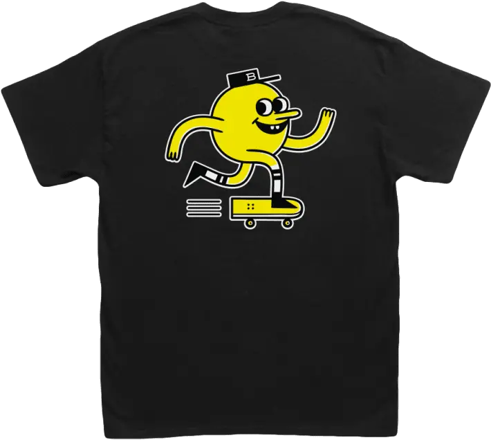  Blast Skates Mascot Logo T Shirt Black Madstore Undercover T Shirt Png Mascot Logo