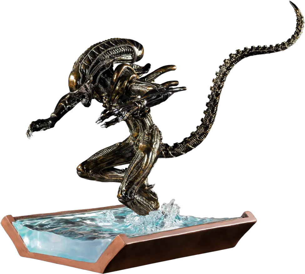  16 Scale Exclusive Brown Alien Statue Ikon Design Studio Png Xenomorph