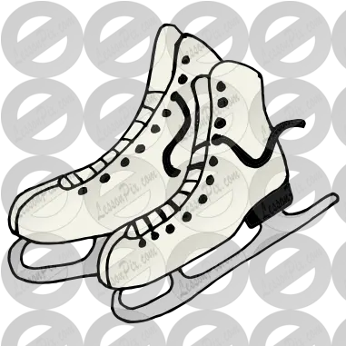  Ice Skates Picture For Classroom Therapy Use Great Ice Ice Skate Png Ice Skates Png