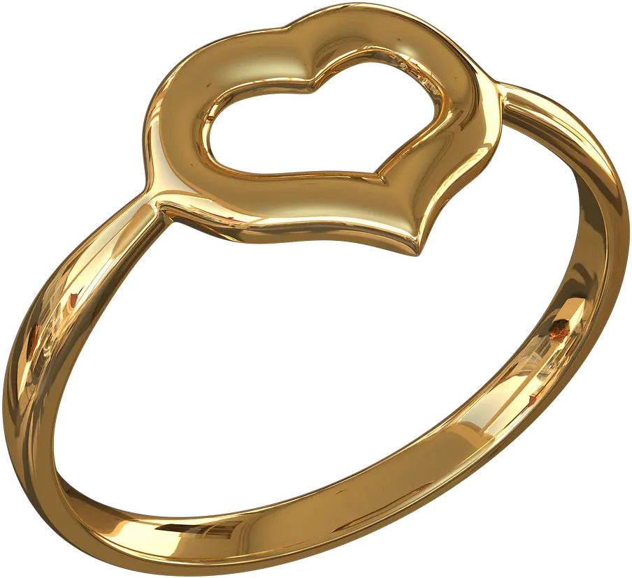  Heart Ring Ornament Transparent Png Background